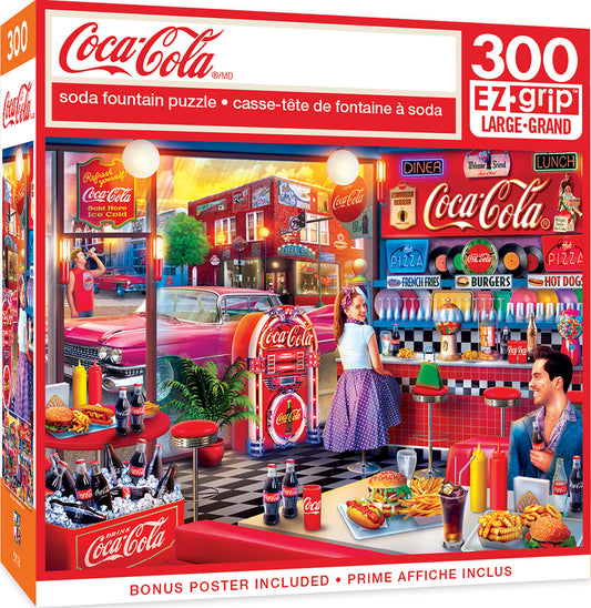 Coca-Cola - Soda Fountain 300pc EzGrip Puzzle