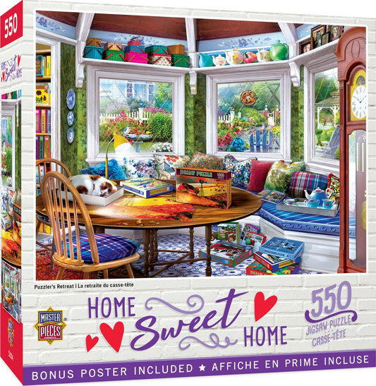 Home Sweet Home - Puzzler's Retreat 550pc Puzzle