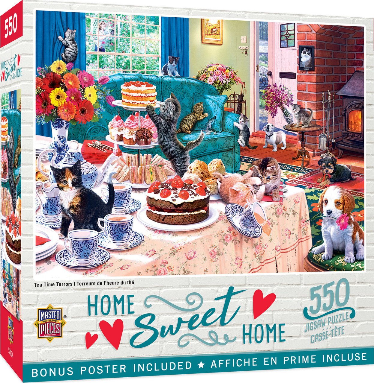 Home Sweet Home - Tea Time Terrors 550pc Puzzle