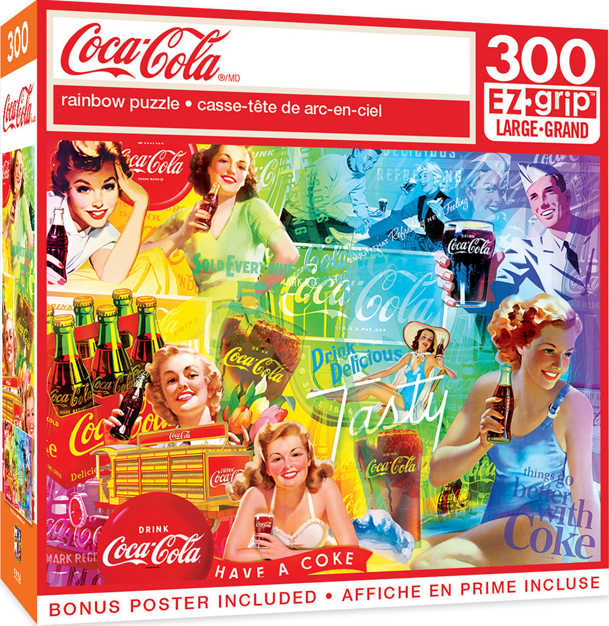 Coca-Cola - Rainbow 300pc EzGrip Puzzle