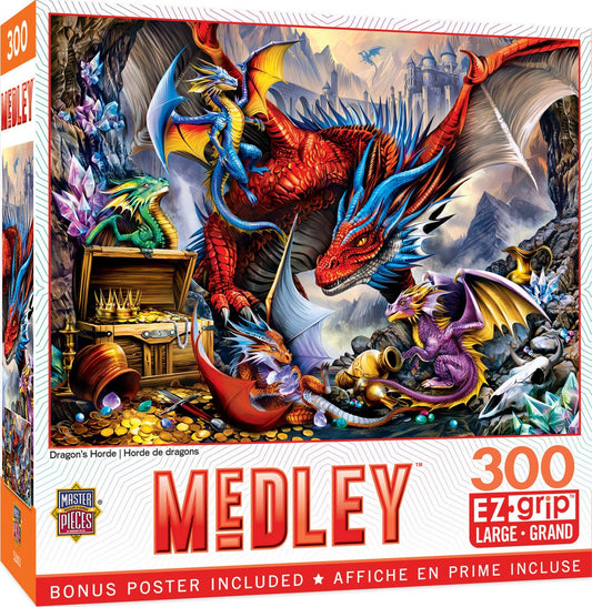 Medley - Dragon's Horde 300pc EzGrip Puzzle