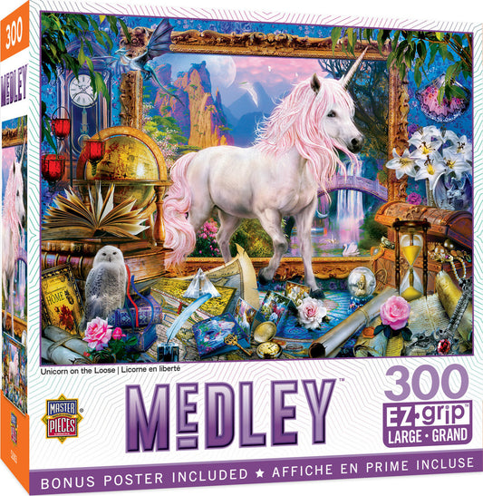 Medley - Unicorn on the Loose 300pc EzGrip Puzzle