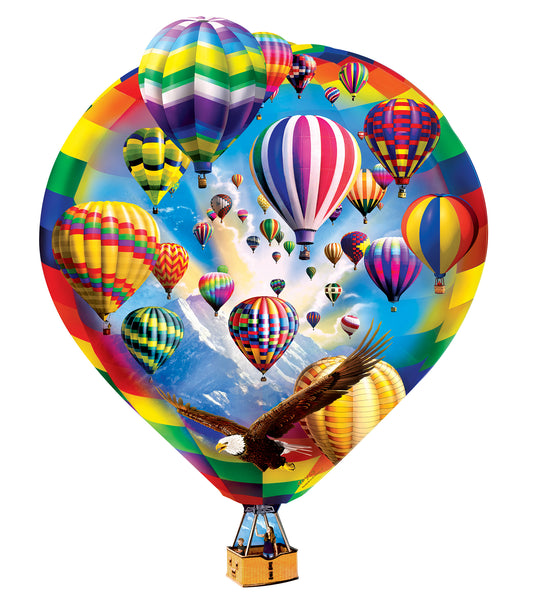 Contours - Hot Air Balloons 500pc Shaped Puzzle