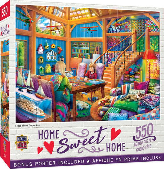 Home Sweet Home - Hobby Time 550pc Puzzle