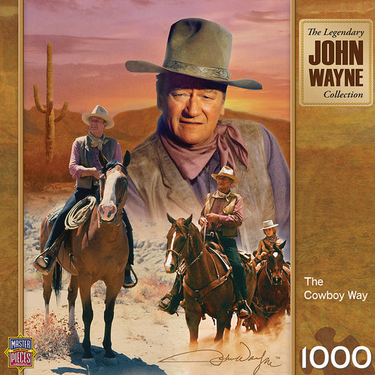 JOHN WAYNE THE COWBOY WAY 1000 PIECE JIGSAW PUZZLE