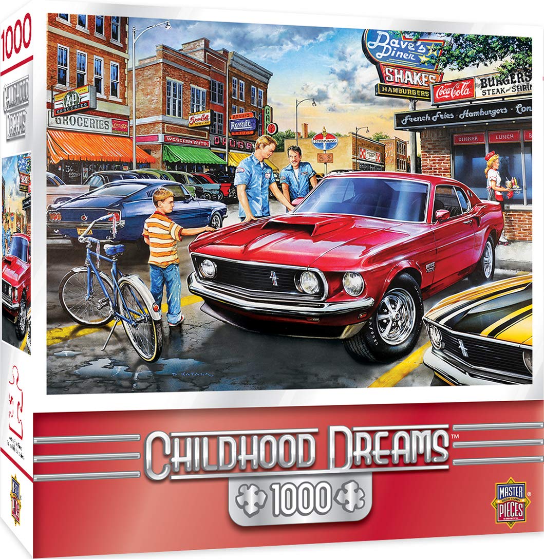 CHILDHOOD DREAMS DAVE'S DINER -1000 PIECE JIGSAW PUZZLE BY DAN HATALA