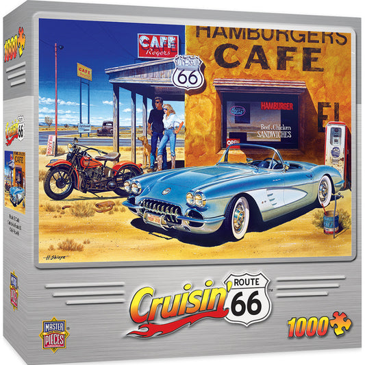 CRUISIN' ROUTE 66 CAFE 1000 PIECE JIGSAW PUZZLE