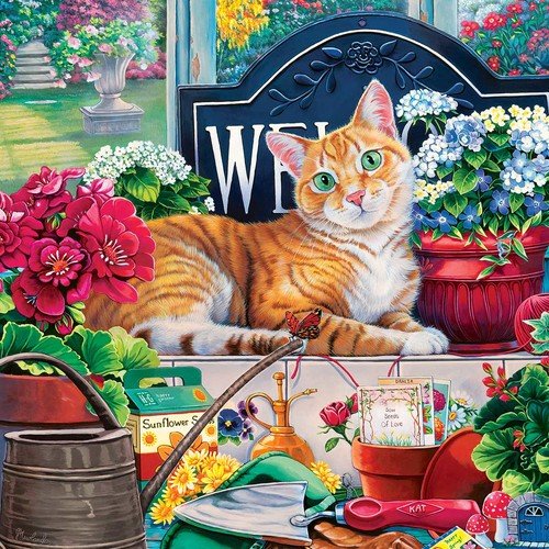 Catology: Blossom - 1000pc Jigsaw Puzzle By Masterpieces