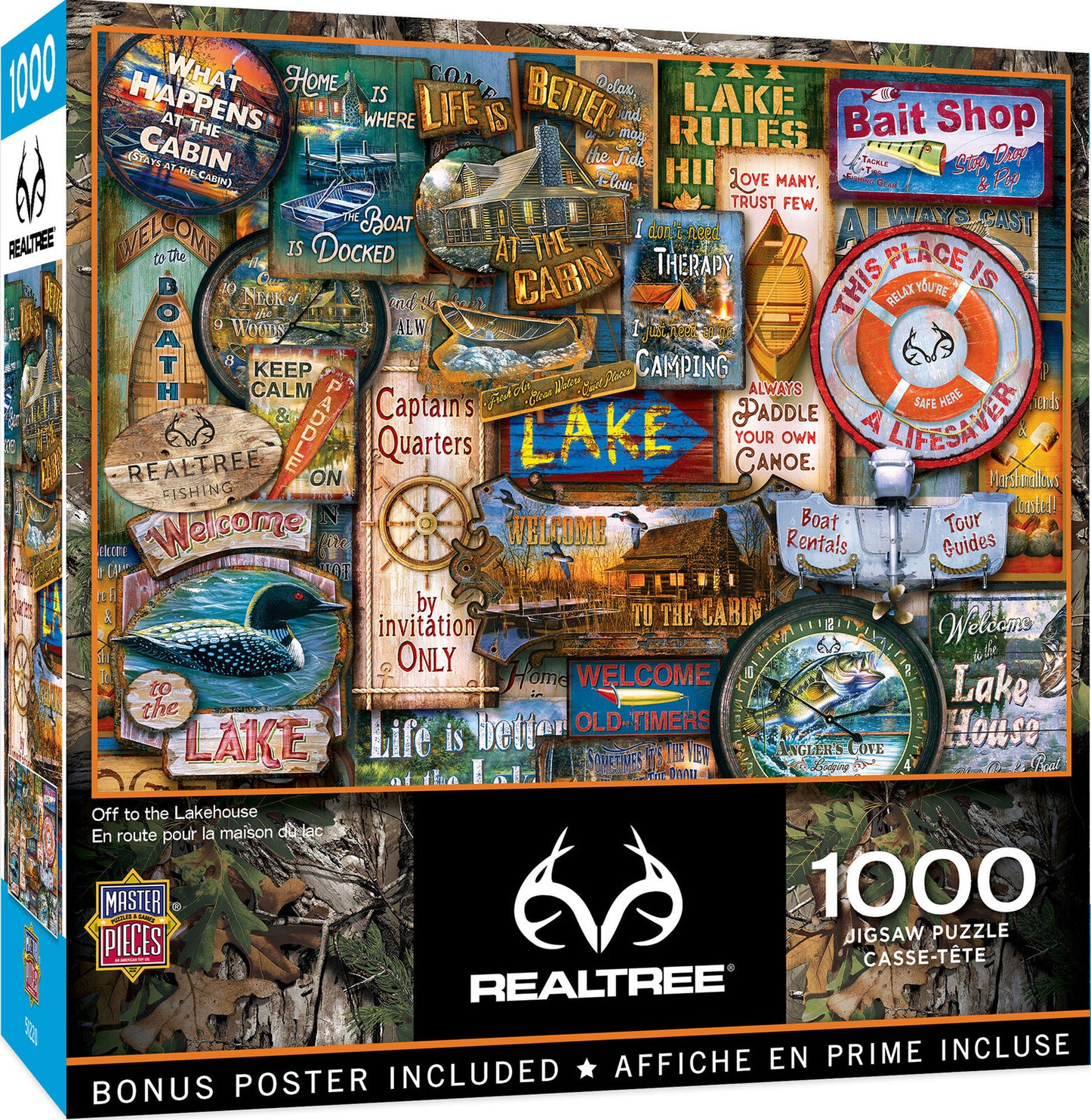 RealTree - Off to the Lakehouse 1000pc Puzzle