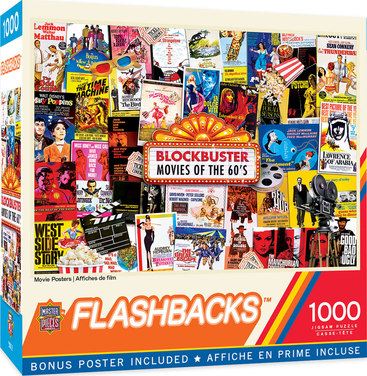 Flashbacks - Movie Posters 1000pc Puzzle