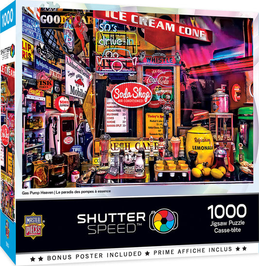 Shutterspeed - Gas Pump Heaven 1000pc Puzzle