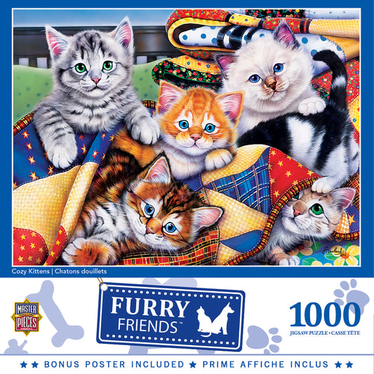 Furry Friends - Cozy Kittens 1000pc Puzzle