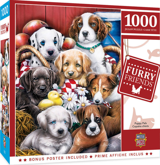 Furry Friends - Puppy Pals 1000pc Puzzle