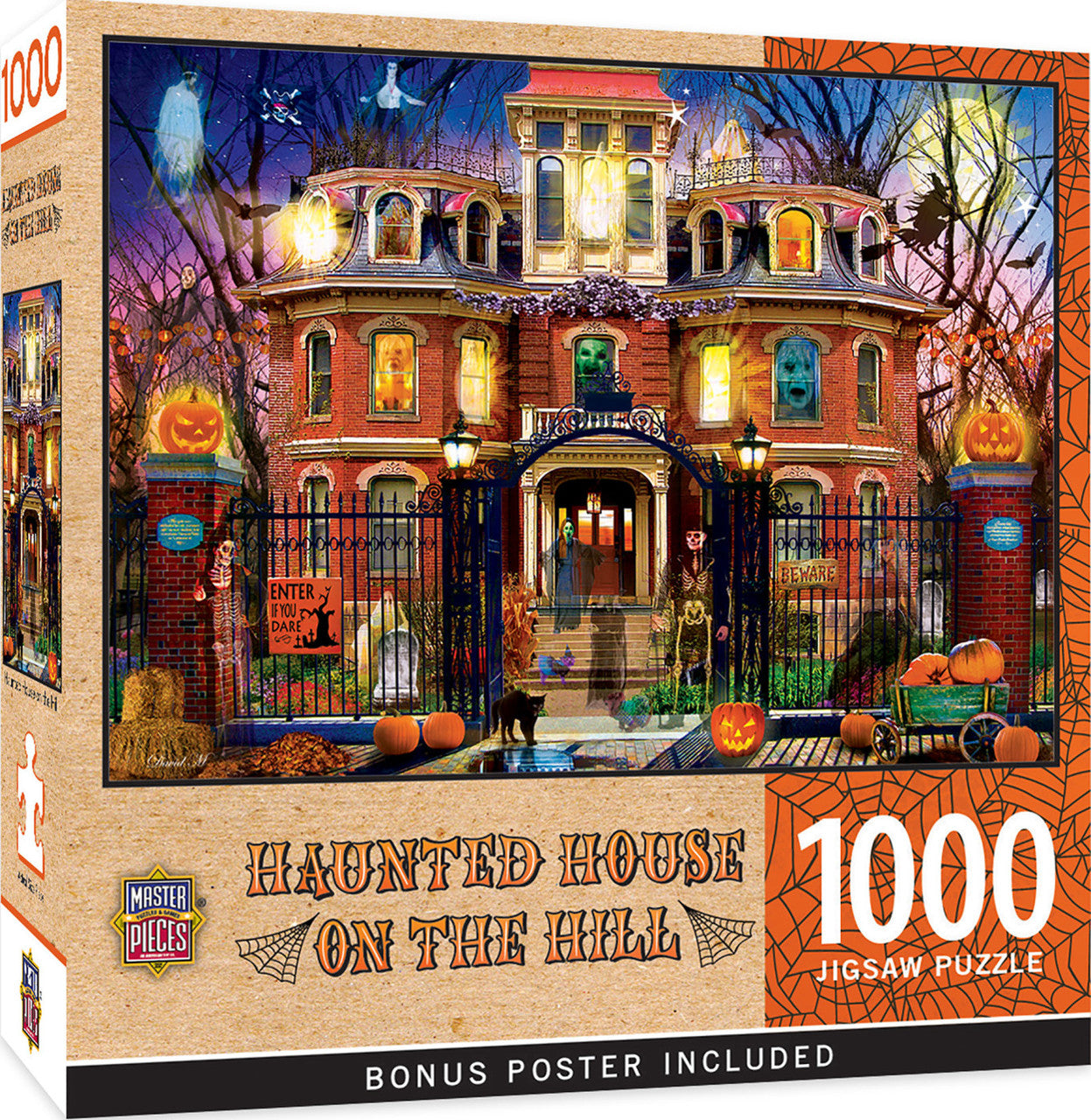 Halloween - Haunted House on the Hill 1000pc Puzzle