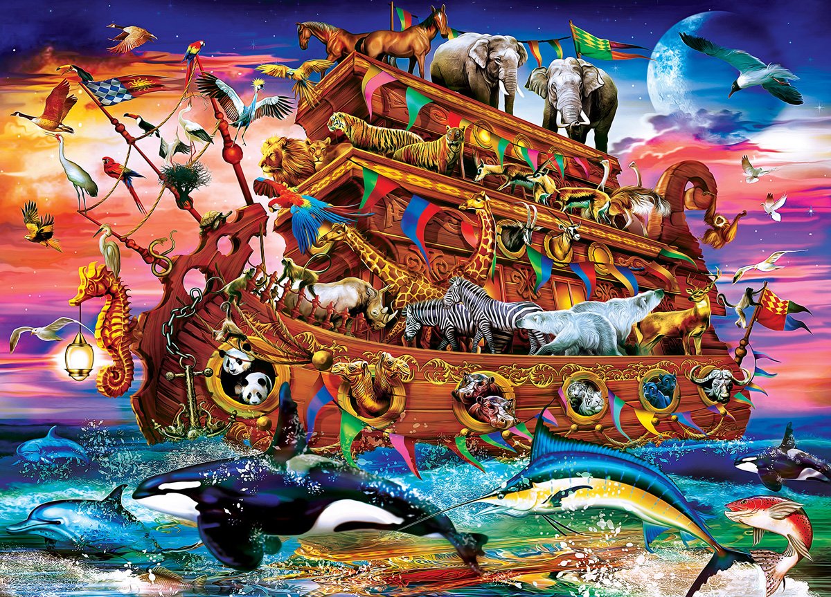 Inspirational - Noah's Ark Ships Away 1000pc Puzzle