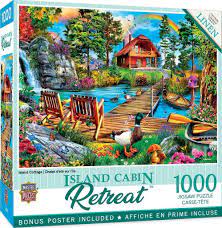 Retreat - Island Cabin 1000pc Puzzle