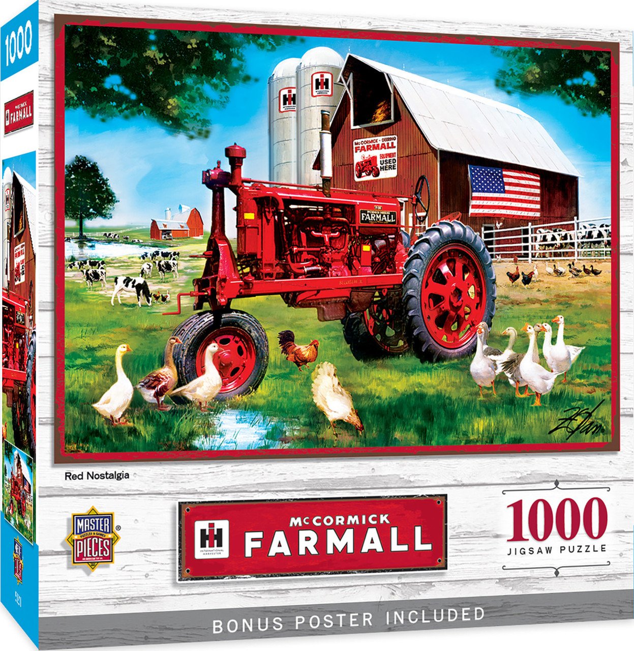 Farmall Case IH - Red Nostalgia 1000pc Puzzle