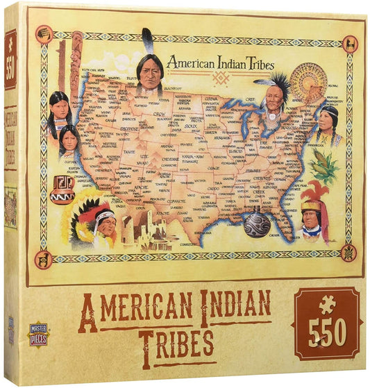 Tribal Spirit - American Indian Tribes 550pc Puzzle