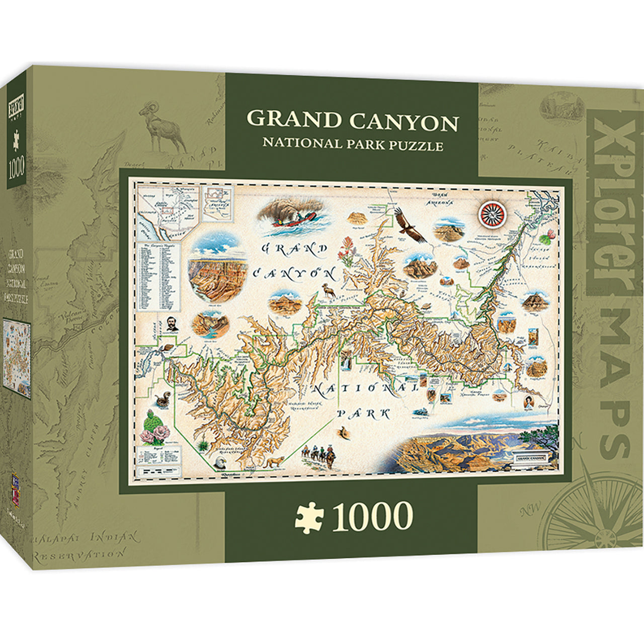 Xplorer Maps - Grand Canyon 1000pc Puzzle