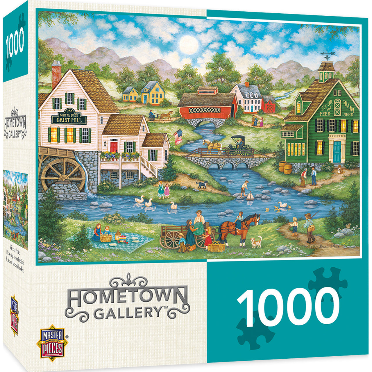 Hometown Gallery - Millside Picnic 1000pc Puzzle