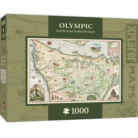 Xplorer Maps - Olympic 1000pc Puzzle