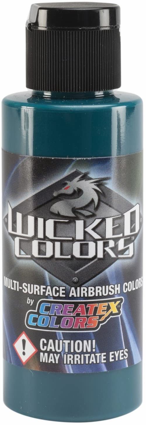 Wicked Phthalo Green Createx 2 oz. Bottle Wicked Airbrush Color