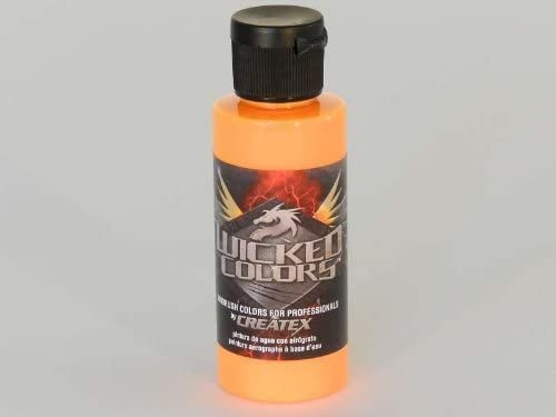 Wicked Fluorescent Sunburst Createx 2 oz. Bottle Wicked Airbrush Color