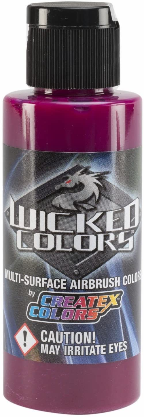 Wicked Detail Magenta Createx 2 oz. Bottle Wicked Airbrush Color