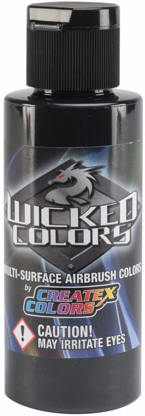 Wicked Pearl Black Createx 2 oz. Bottle Wicked Airbrush Color