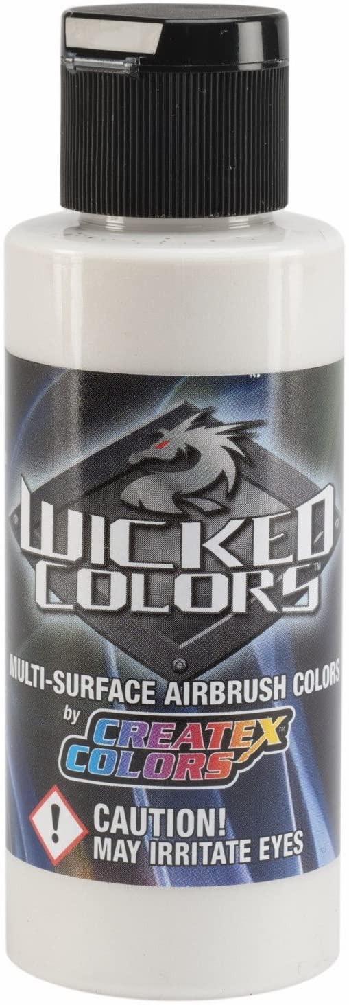 Wicked Pearl White Createx 2 oz. Bottle Wicked Airbrush Color