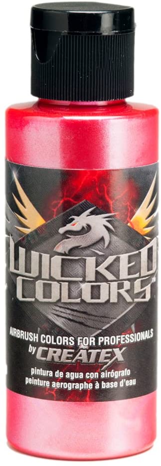 Wicked Pearl Red Createx 2 oz. Bottle Wicked Airbrush Color