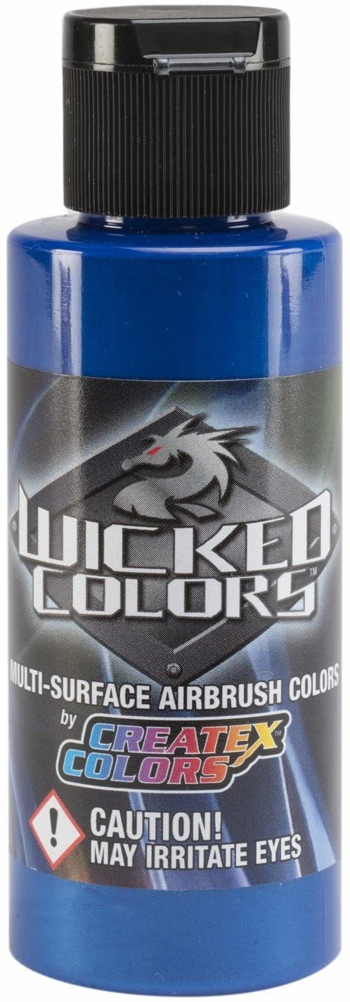 Wicked Pearl Blue Createx 2 oz. Bottle Wicked Airbrush Color