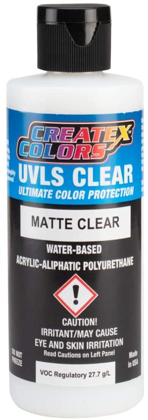 Wicked UVLS Matte Clear Createx 4 oz. Bottle Wicked Airbrush Color