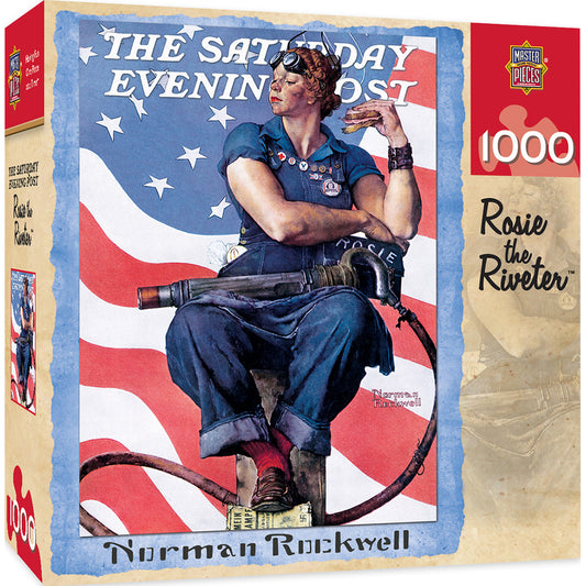 Saturday Evening Post Norman Rockwell - Rosie the Riveter 1000pc Puzzle