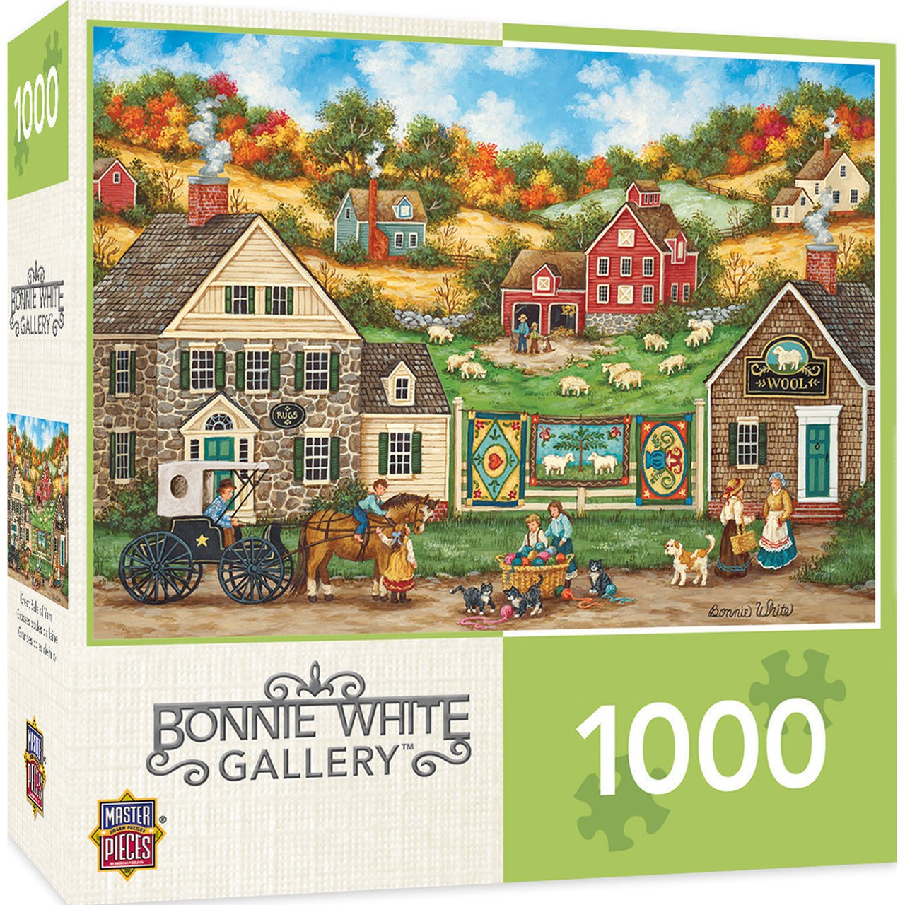 Hometown Gallery - Great Balls of Yarn 1000pc Puzzle