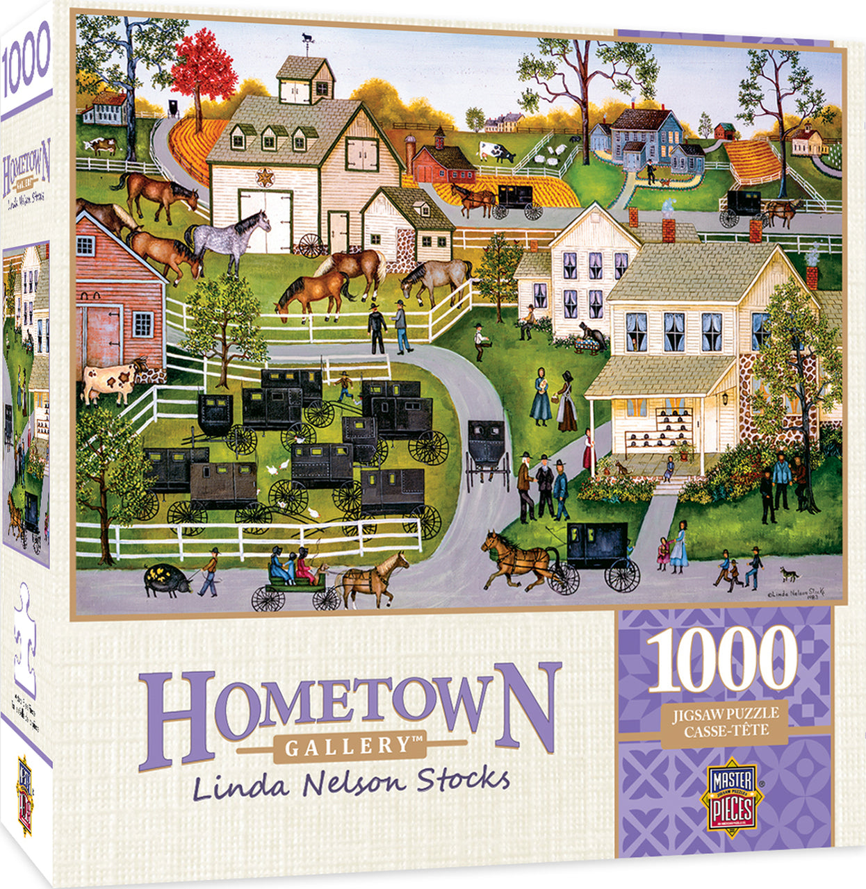 Hometown Gallery - Sunday Meeting 1000pc Puzzle