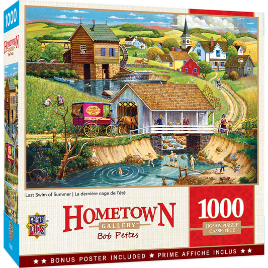 Hometown Gallery - Last Swim of Summer 1000pc Puzzle