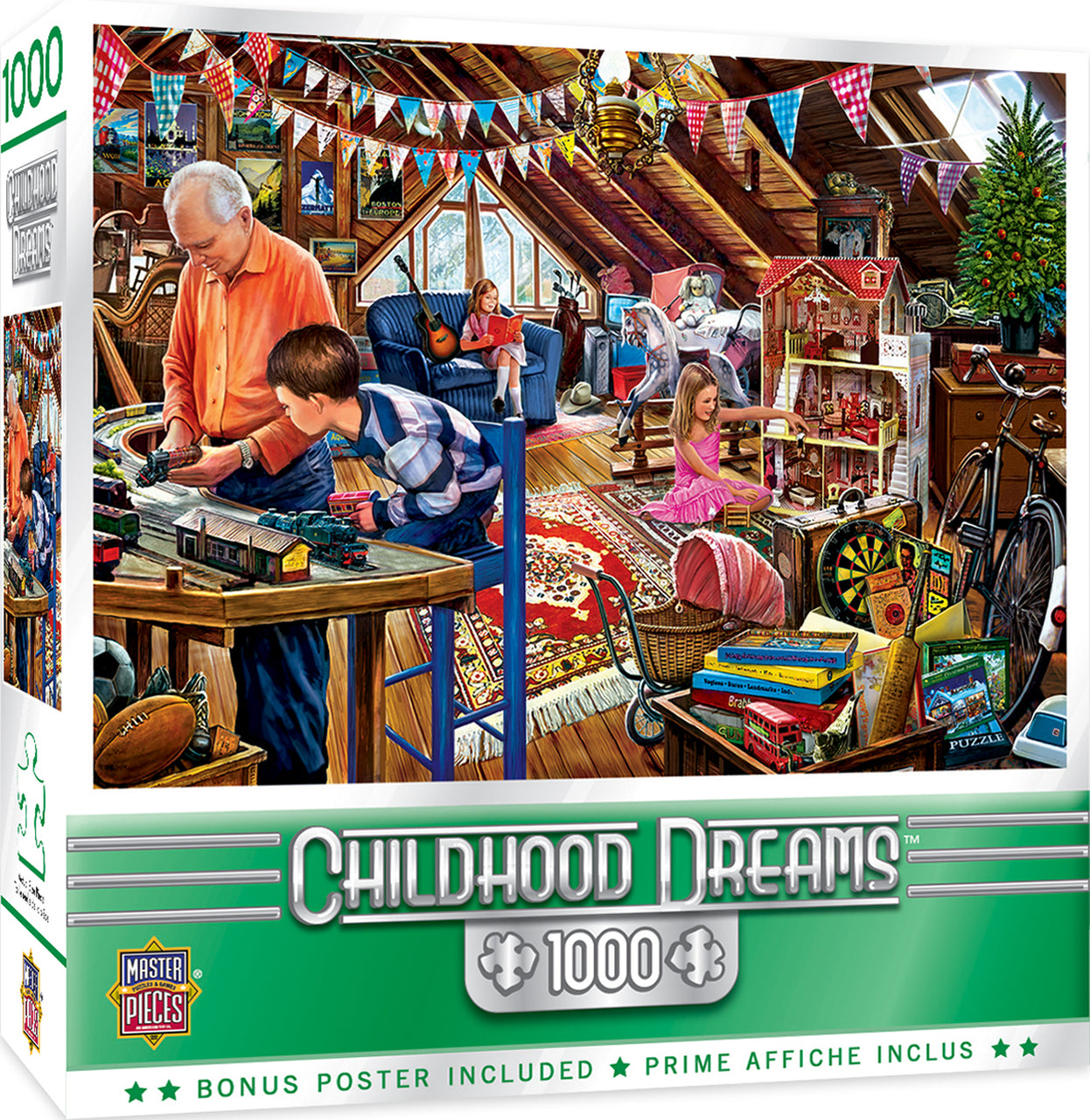 Childhood Dreams - Playtime in the Attic 1000pc Puzzle