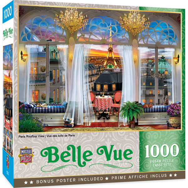 Belle Vue - Paris Rooftop View 1000pc Puzzle