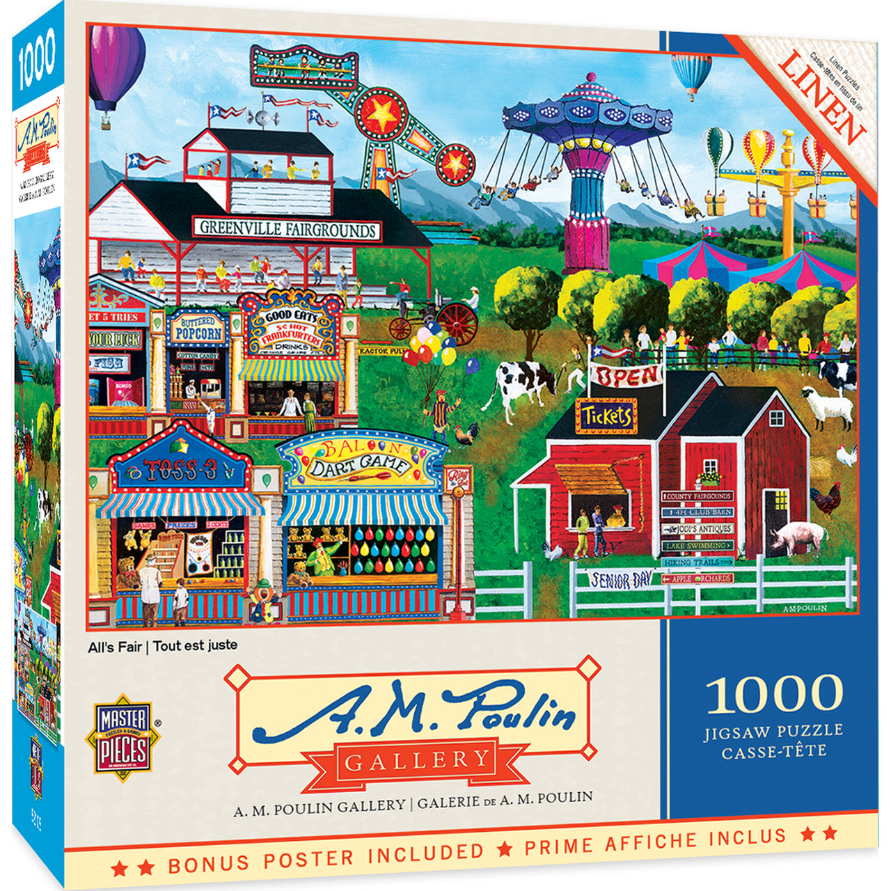 A. M. Poulin - All's Fair 1000pc Puzzle