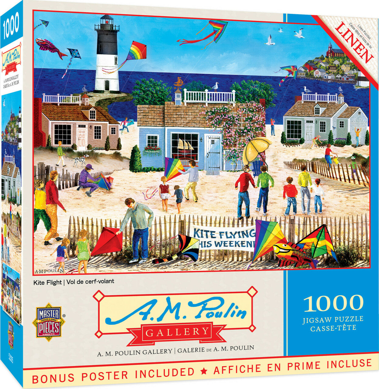 A. M. Poulin - Kite Flight 1000pc Puzzle