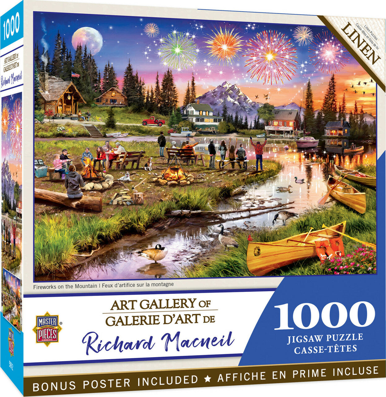 Art Gallery - Fireworks on the Mountain 1000pc Puzzle