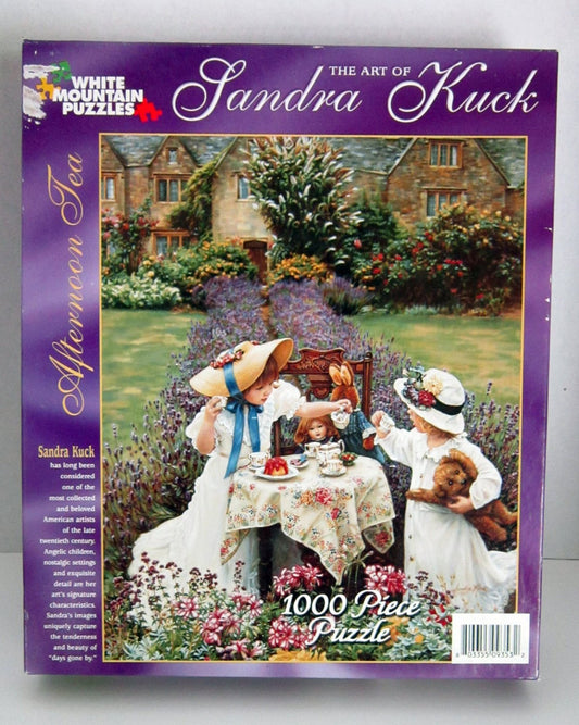 The Art of Sandra Kuck 1000 Piece Puzzle Afternoon Tea