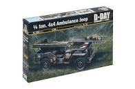 0326S 1/35 1/4 Ton 4x4 Ambulance Jeep Normandy