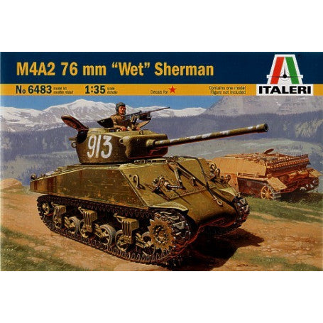 6483S 1/35 M4A2 76mm "Wet" Sherman Tank