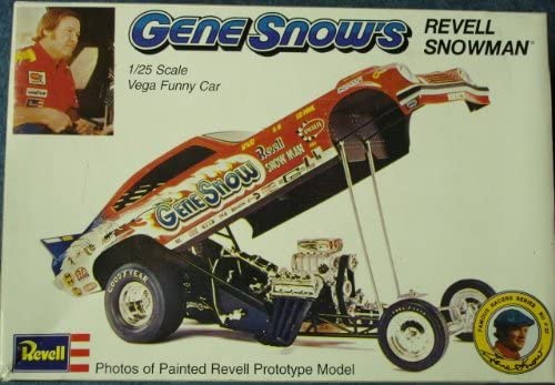 #1459 Gene Snow's Revell Snowman Vega Funny Car 1/25 Scale Plastic model KitNeeds Assembly