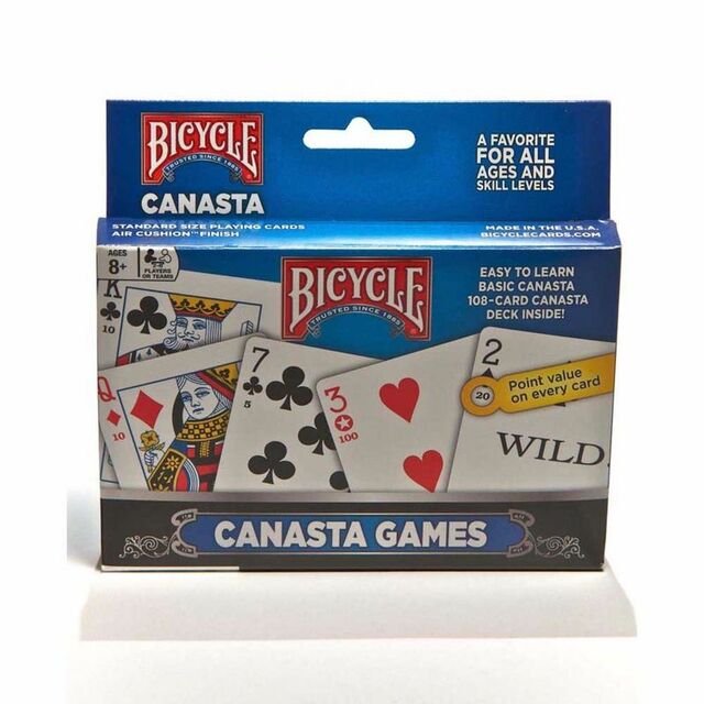 Canasta Games 2-Pack Bicycle Playing Cards/Games USPC