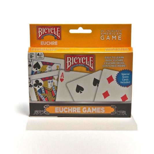 Euchre Games 2-Pack Bicycle Playing Cards/Games USPC