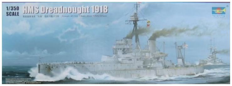 5330 1/350 HMS Dreadnought WWI British Battleship 1918