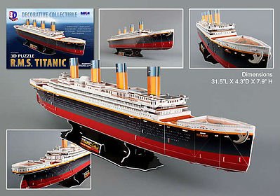 4011   Titanic Ocean Liner 3D  Foam Puzzle (113pcs)